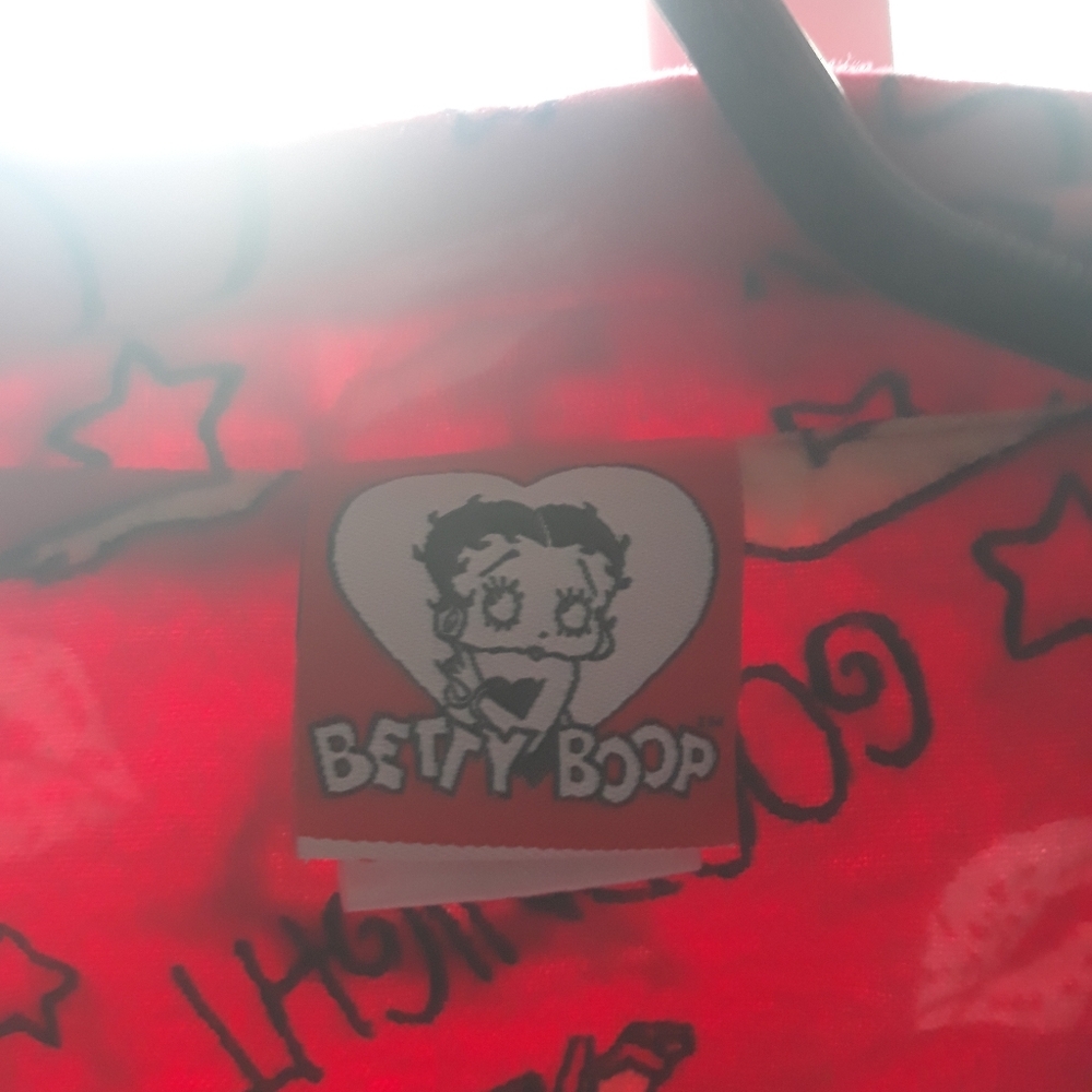 Betty Boop Pajama Shirt Womens - Picture 4 of 8